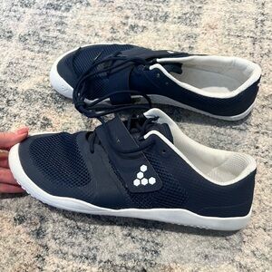 Vivo Barefoot Navy and White Sneakers